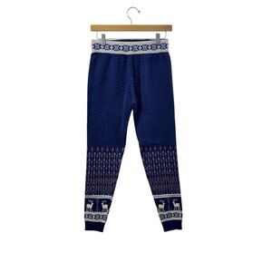 Free People Women Intimately Nordic Thermal Legging Small Holiday Christmas Cozy